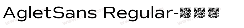 AgletSans Regular字体转换